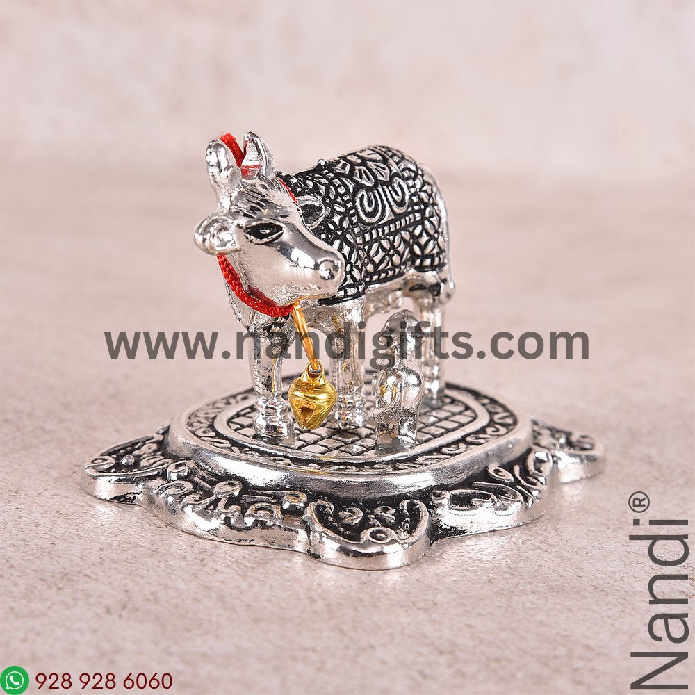 Whitemetal Cow N Calf Small