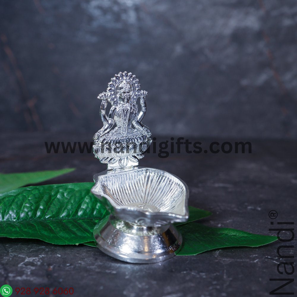 Lakshmi Diya Silver Plated