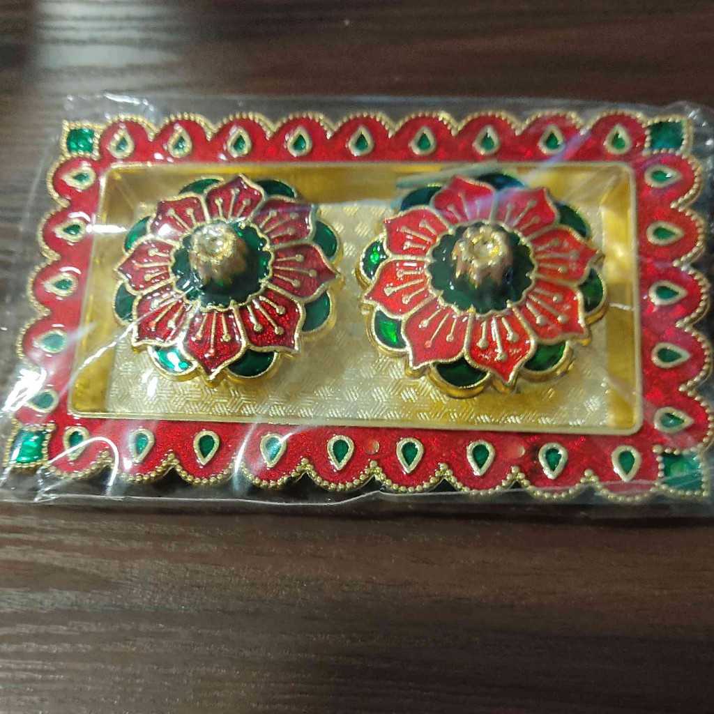 Minakari Kumkum Plate New