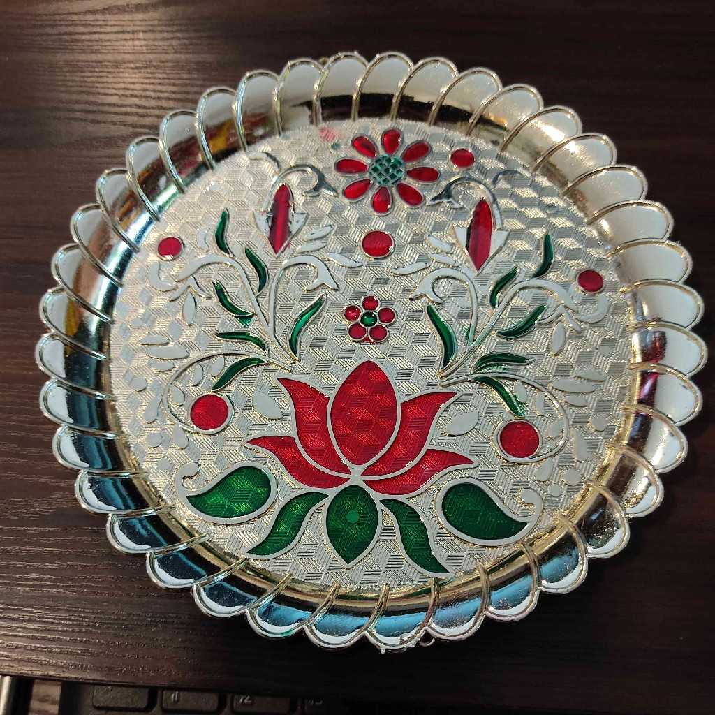 Flower Kumkum Plate