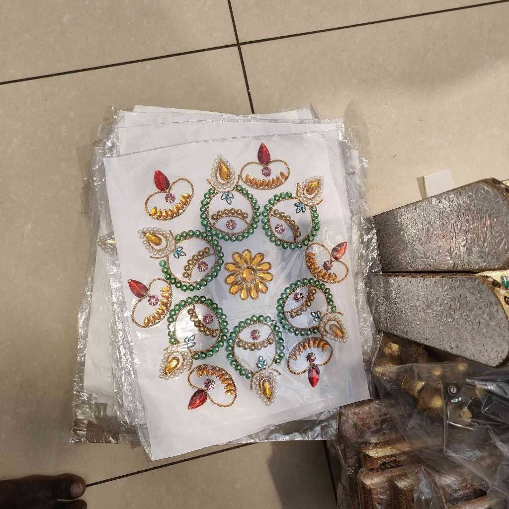 KUNDAN RANGOLI SET BIG ASSORTED
