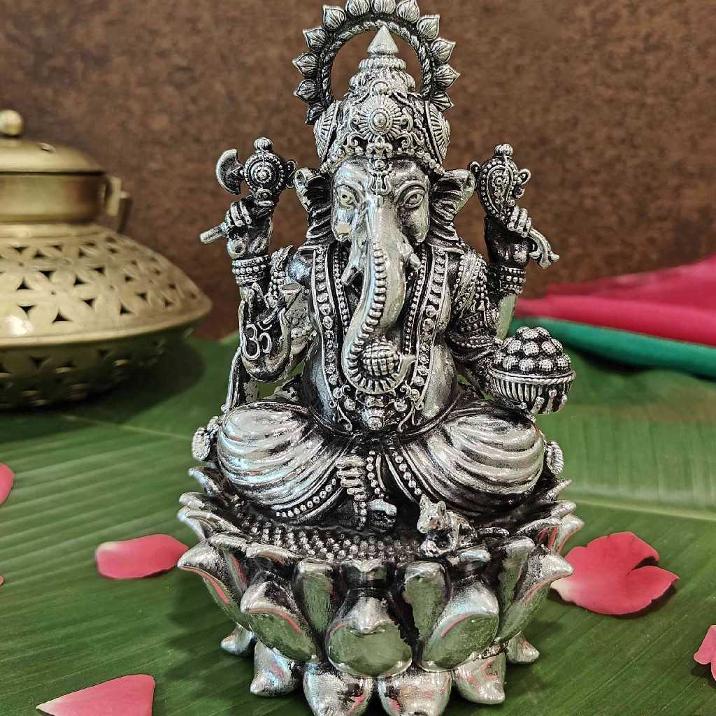 ANTIQ GS LOTUS GANESH BIG