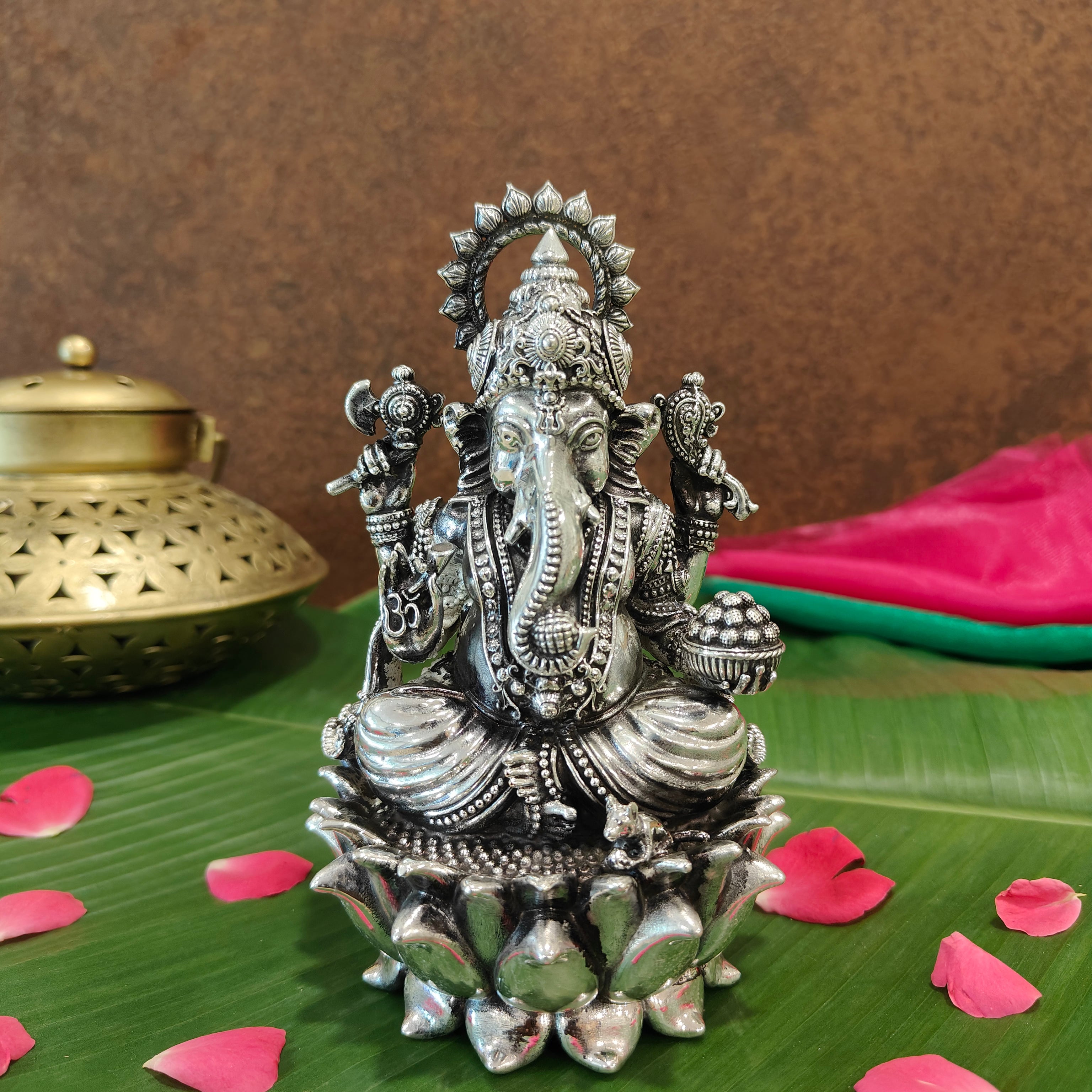 ANTIQ GS LOTUS GANESH BIG