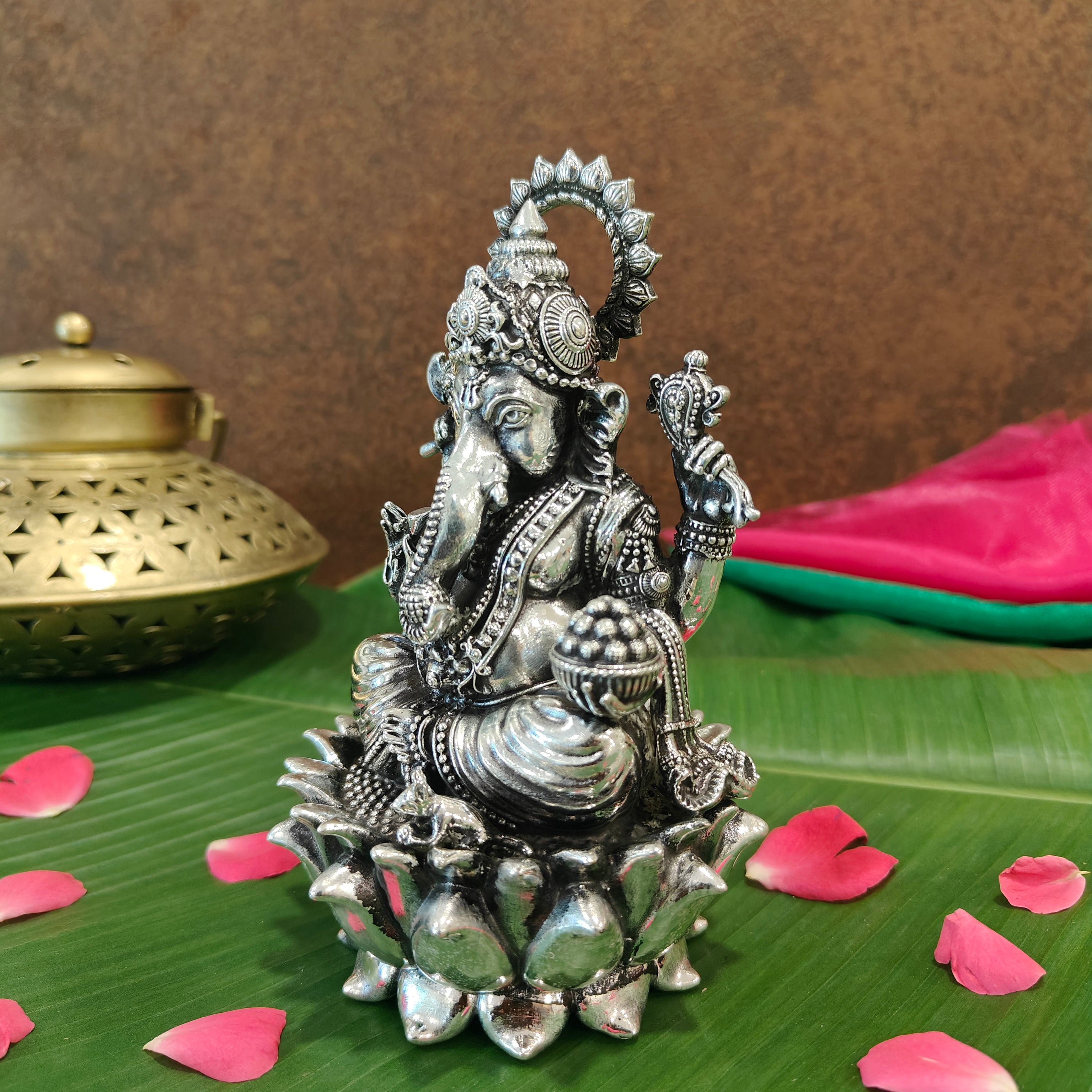 ANTIQ GS LOTUS GANESH BIG