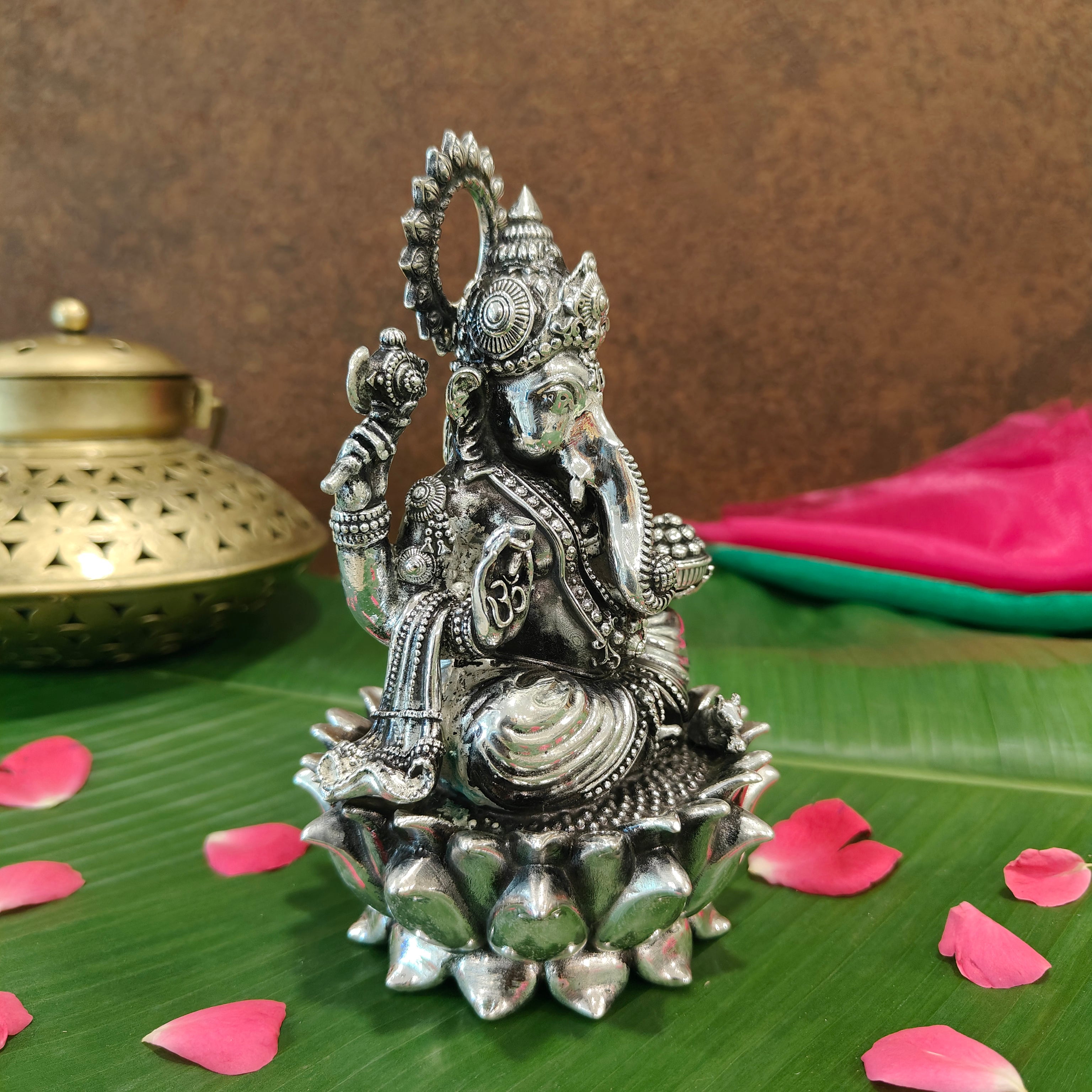 ANTIQ GS LOTUS GANESH BIG