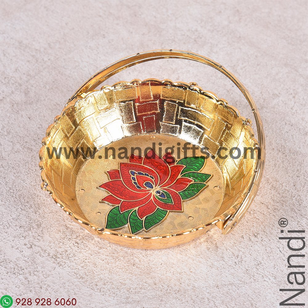 Lotus Basket Minakari Mini