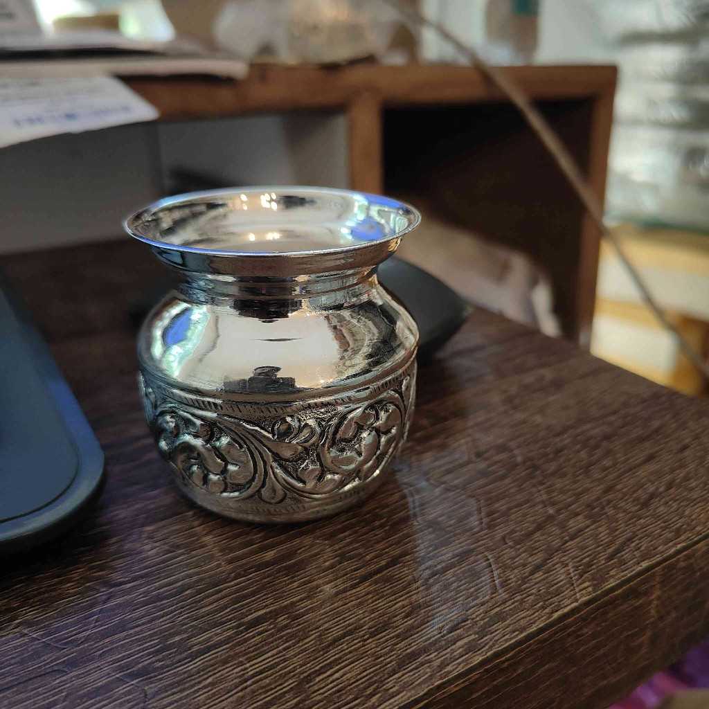 PRE ANTIQ GERMAN SILVER POT MINI
