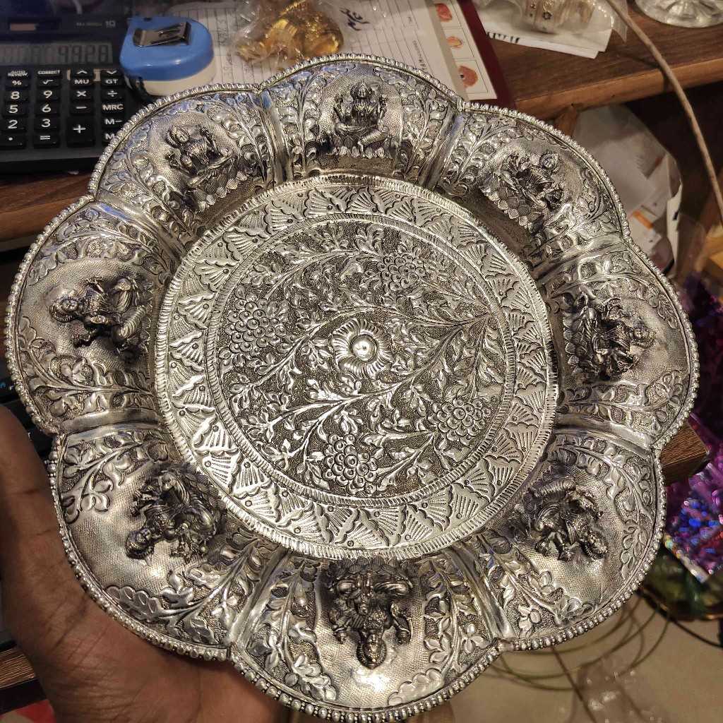 PRE ANTIQ GS ASTALAKSHMI PLATE TOP
