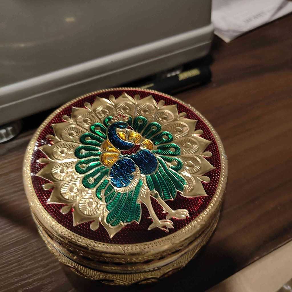 MINAKARI PEACOCK BOX NEW