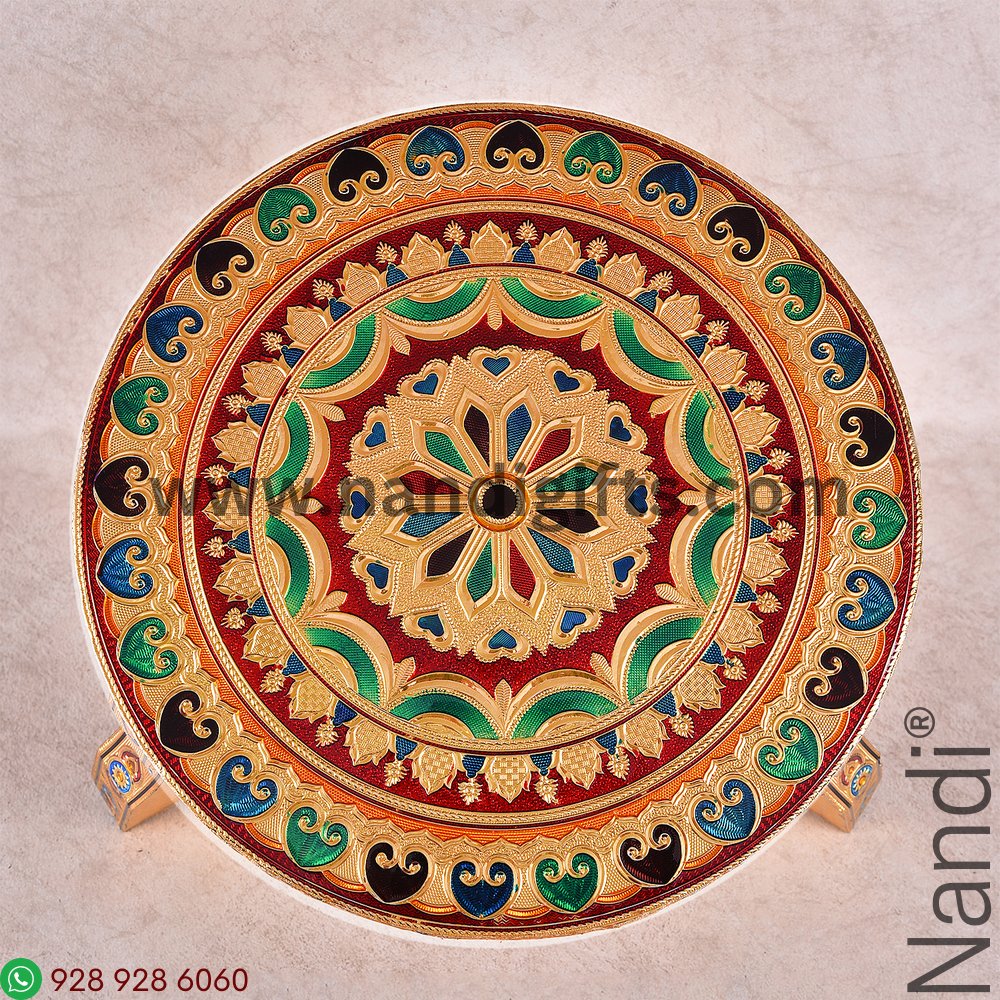 Minakari Mukkali Stand 12 Inch