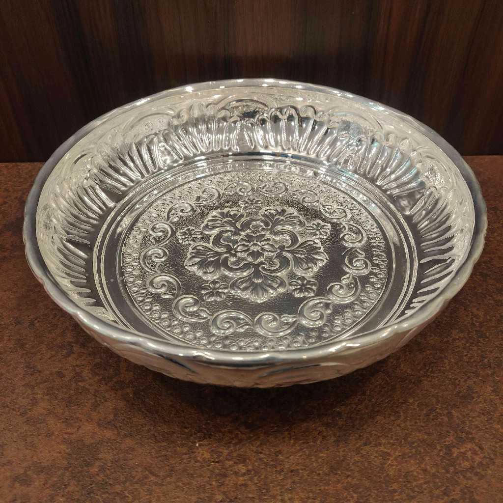 GERMAN SILVER FANCY PLATE 9 INCH