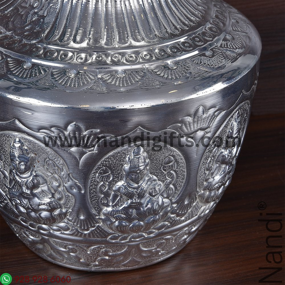 GERMAN SILVER ASTALAKSHMI KODAM MEDIUM