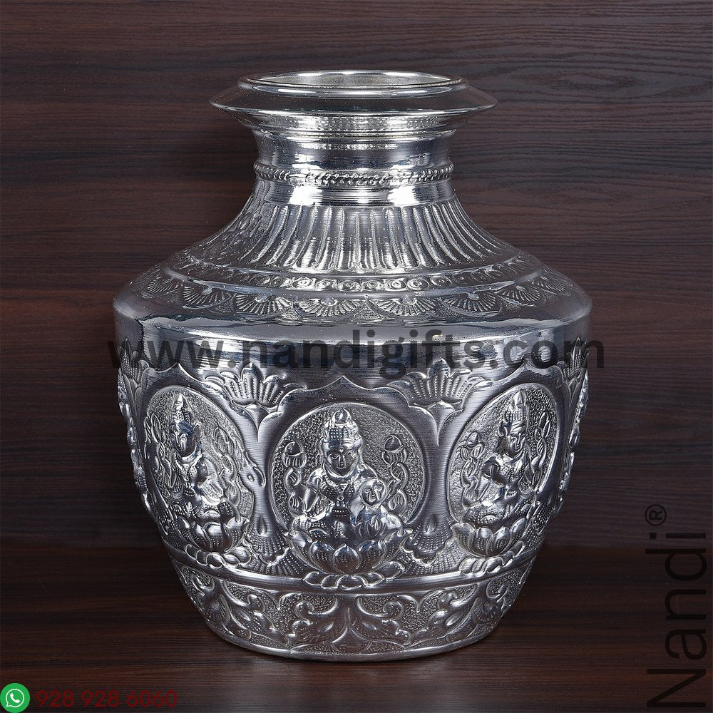 GERMAN SILVER ASTALAKSHMI KODAM MEDIUM