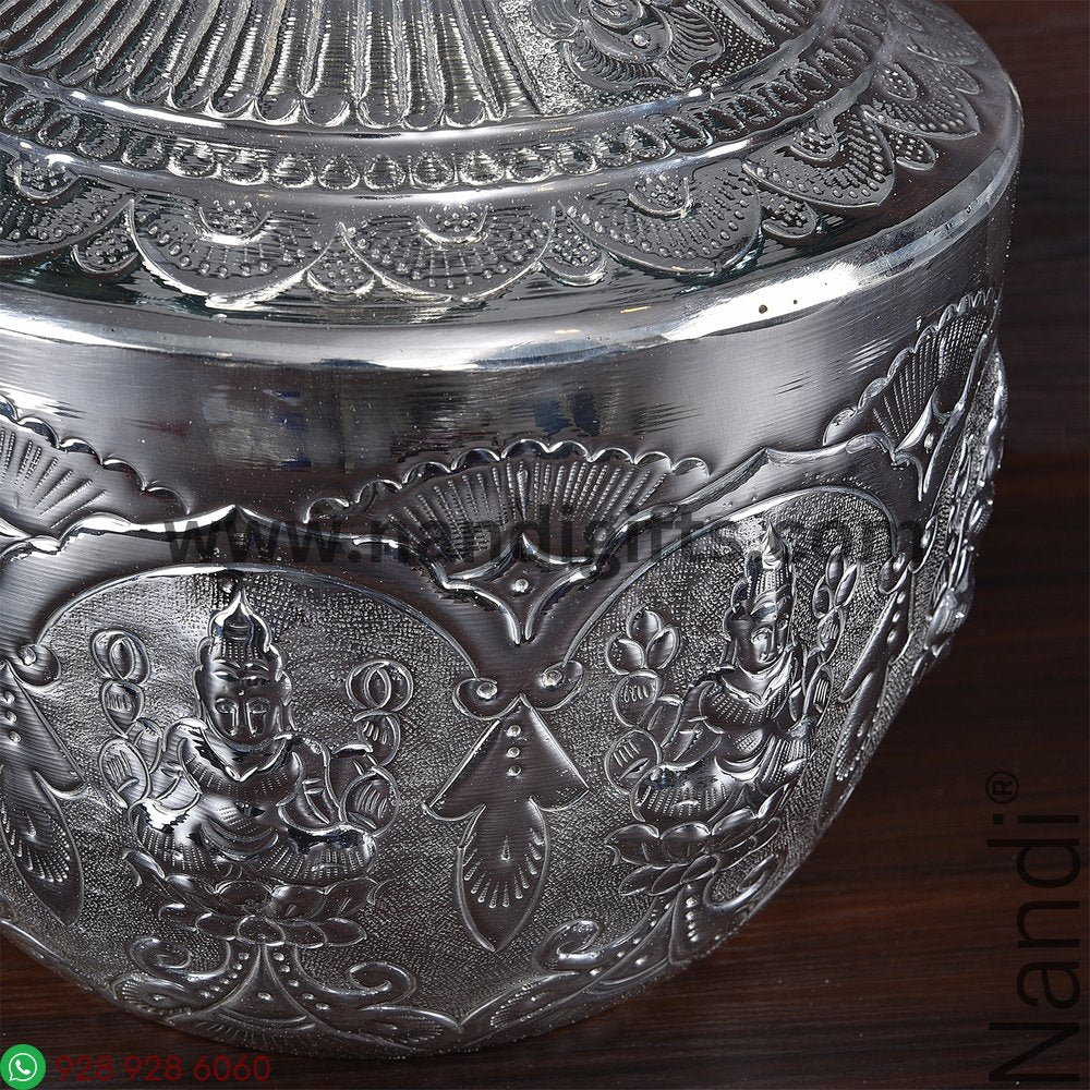 GERMAN SILVER ASTALAKSHMI KODAM BIG