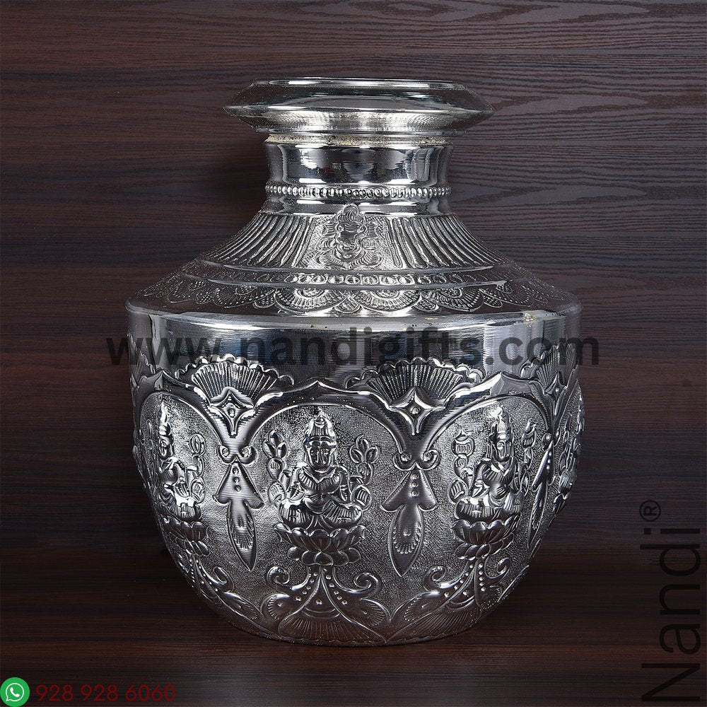 GERMAN SILVER ASTALAKSHMI KODAM BIG