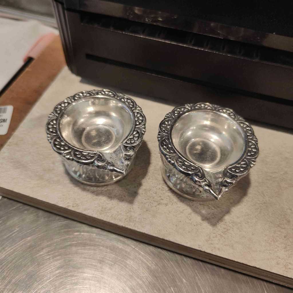 GS ANTIQ PAAN DIYA PAIR MEDIUM