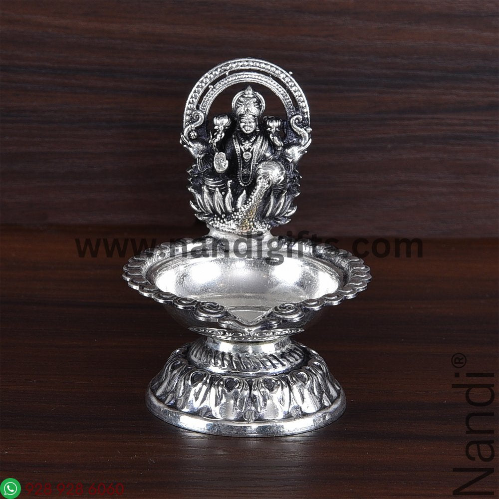 GS ANTIQ GAJ LAXMI DIYA SMALL