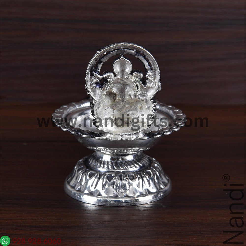 GS ANTIQ GAJ LAXMI DIYA SMALL