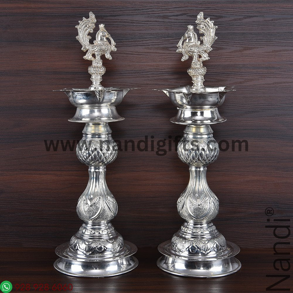 GS PEACOCK DIYA 15 PAIR