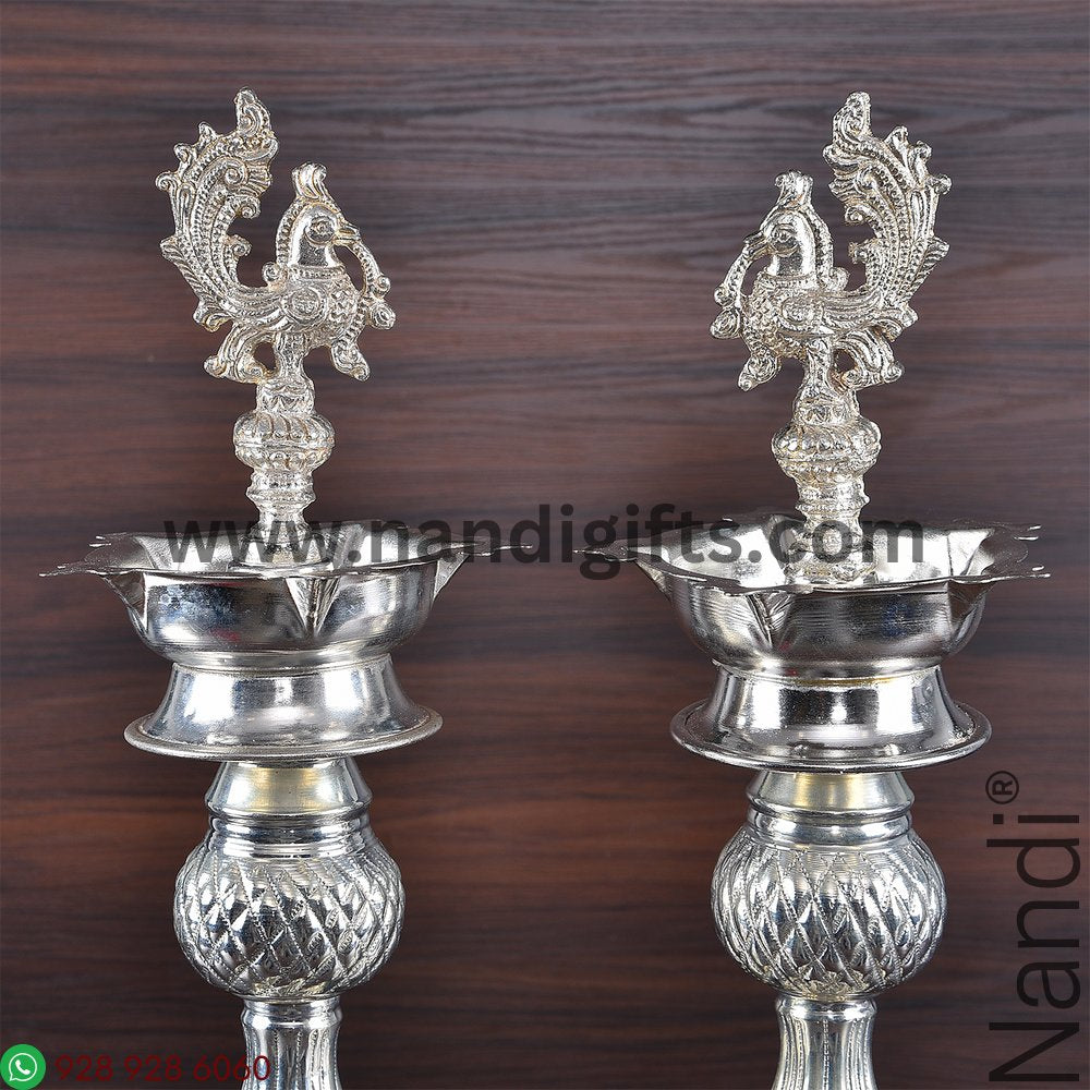 GS PEACOCK DIYA 15 PAIR