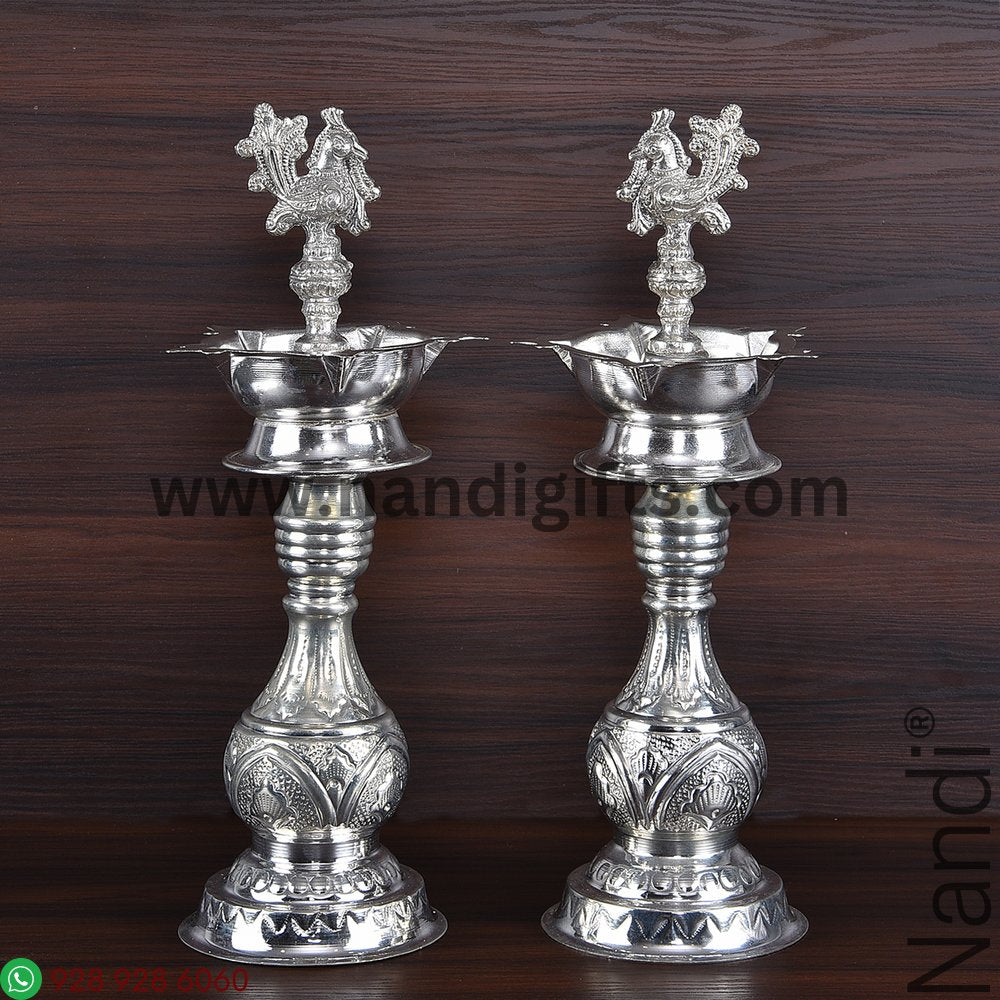 GS PEACOCK DIYA DESIGN 12 PAIR