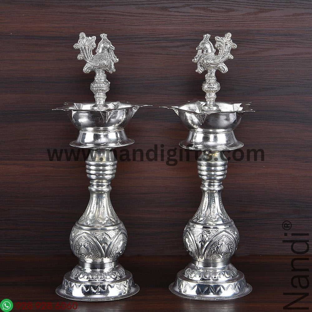 GS PEACOCK DIYA DESIGN 12 PAIR