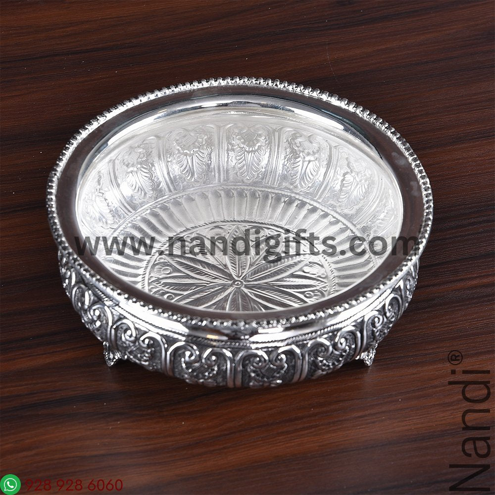 ANTIQ GS FLORAL URLI 7 INCH