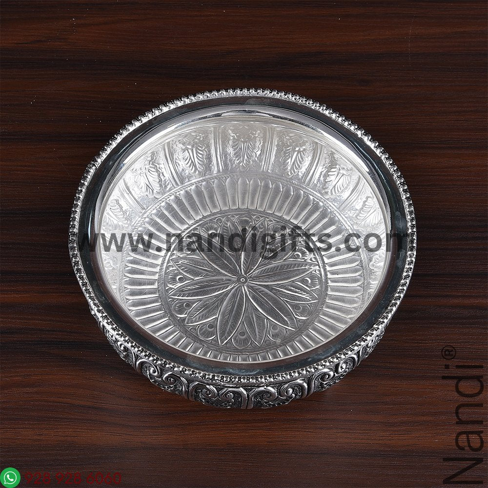 ANTIQ GS FLORAL URLI 7 INCH