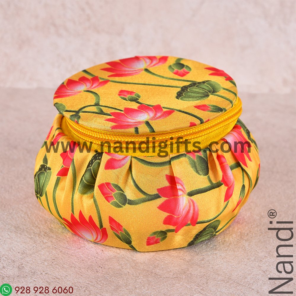 Pichwai Lotus Matka Bangle Box