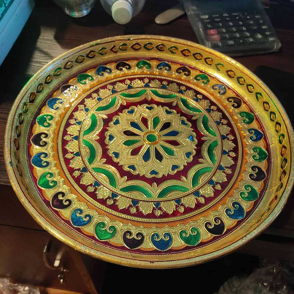 Minakari Pooja Thali Spl No 15