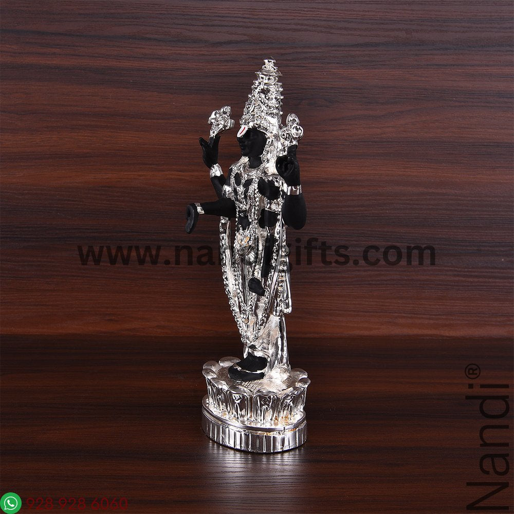 Silver Plated Balaji Black 8