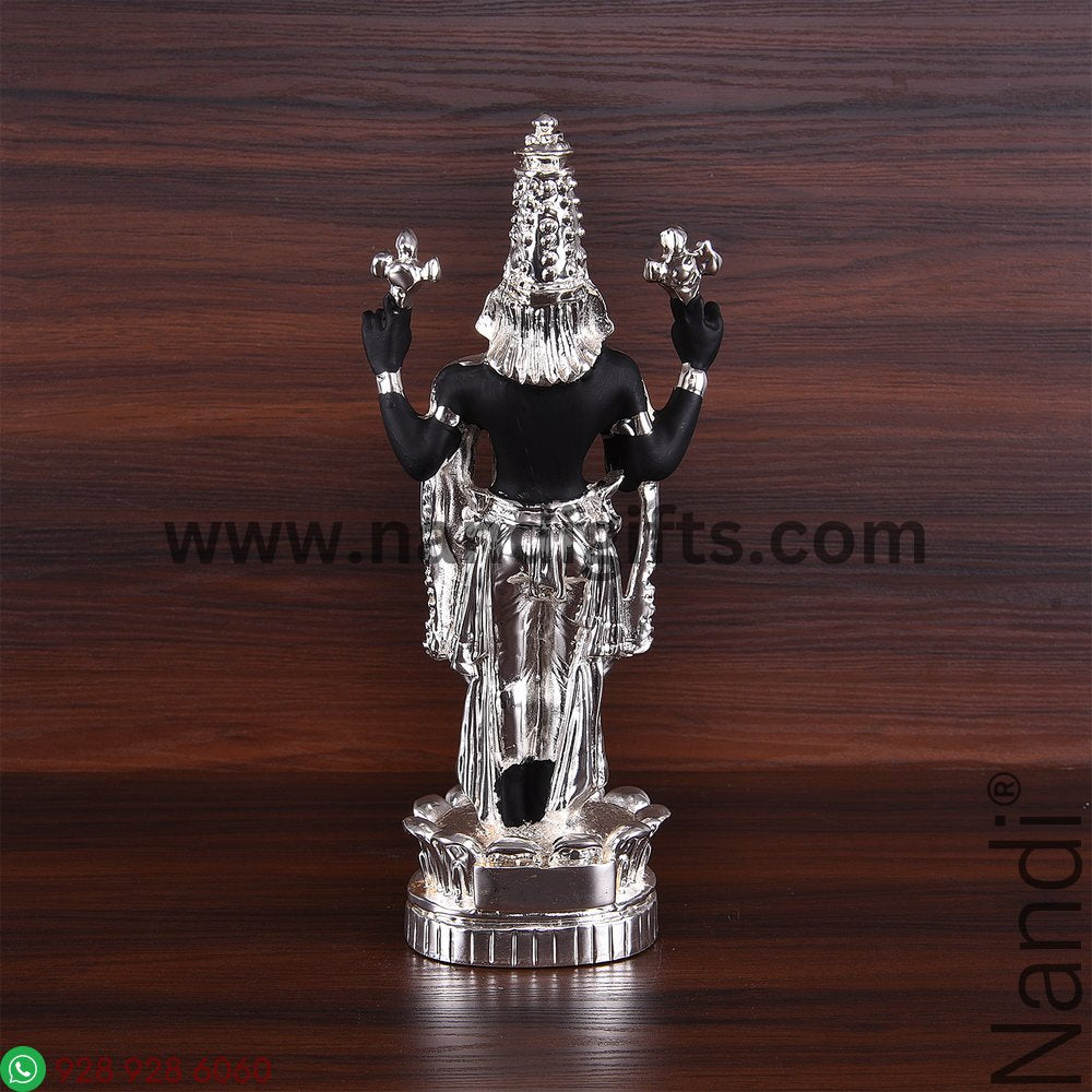 Silver Plated Balaji Black 8