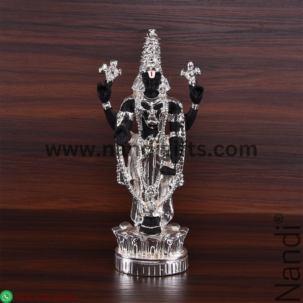 Silver Plated Balaji Black 8