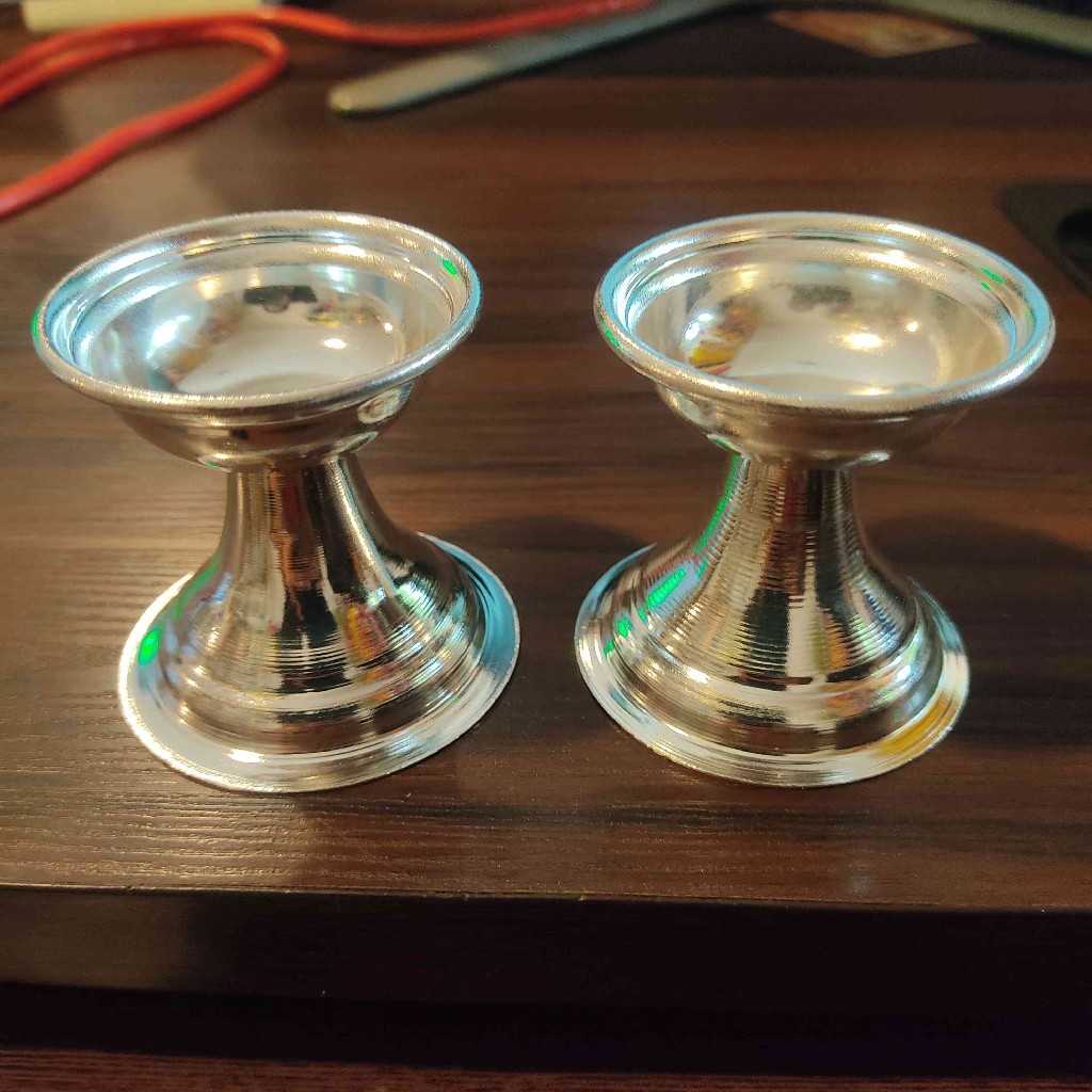 GERMAN SILVER NIRANJAN PAIR 80