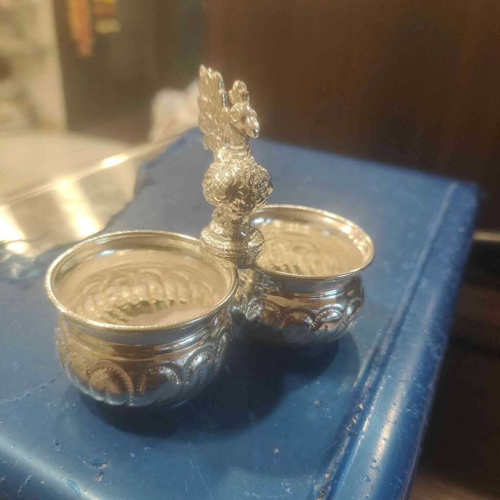 German Silver Peacock Panchwala Small 2B