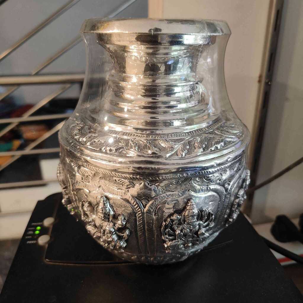 ANTIQUE GERMAN SILVER ASHTALAKSHMI KODAM 580