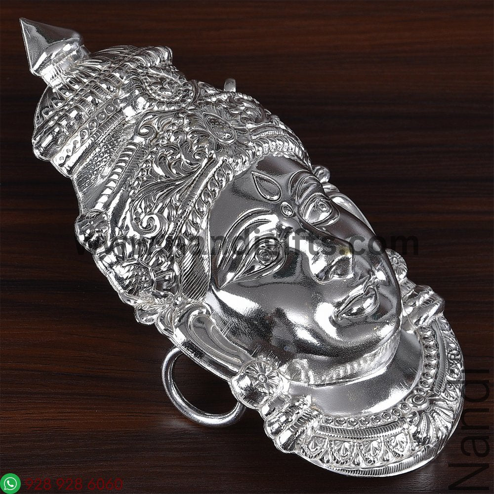 German Silver Lakshmi Face Big