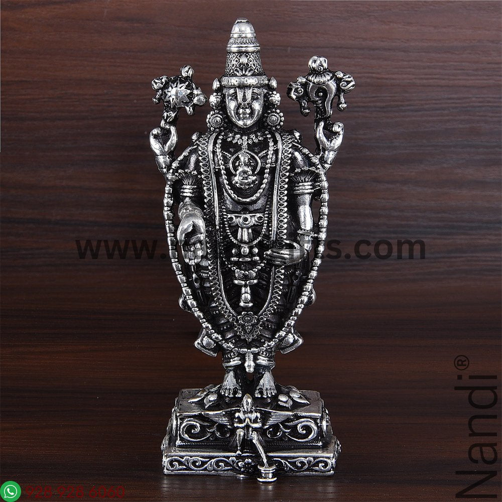 Antiq German Silver Tirupati Balaji 6
