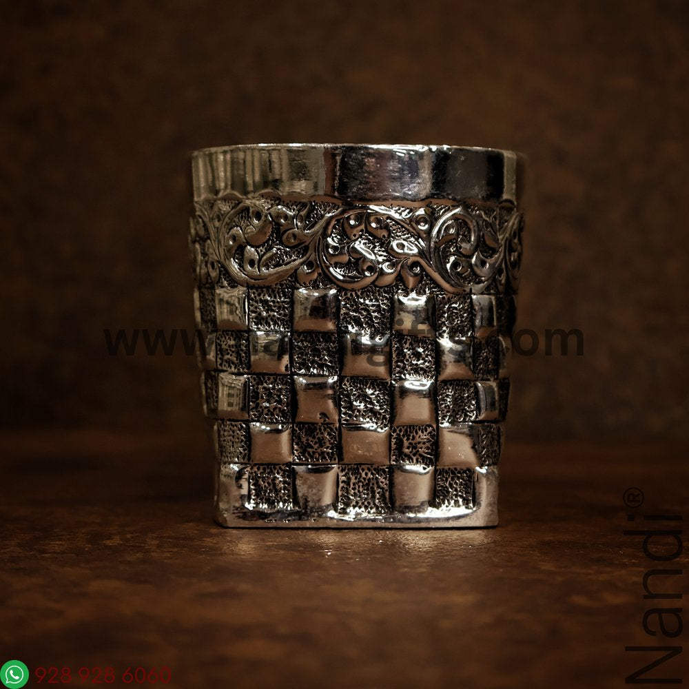 Antiq German Silver Lakshmi Kuncham 3