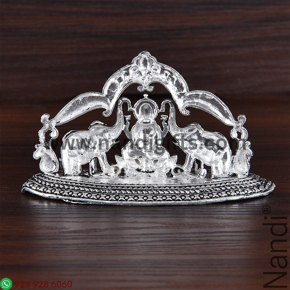 Antiq German Silver Gaja Lakshmi Arch