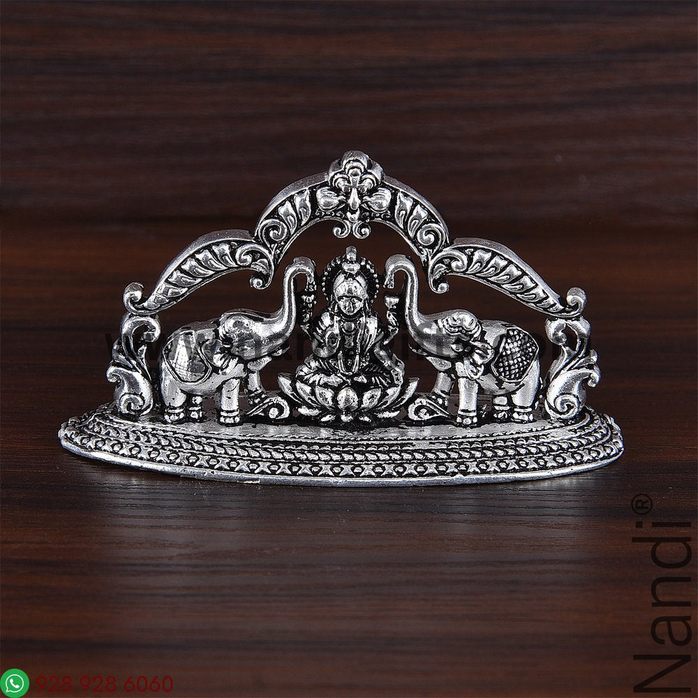 Antiq German Silver Gaja Lakshmi Arch