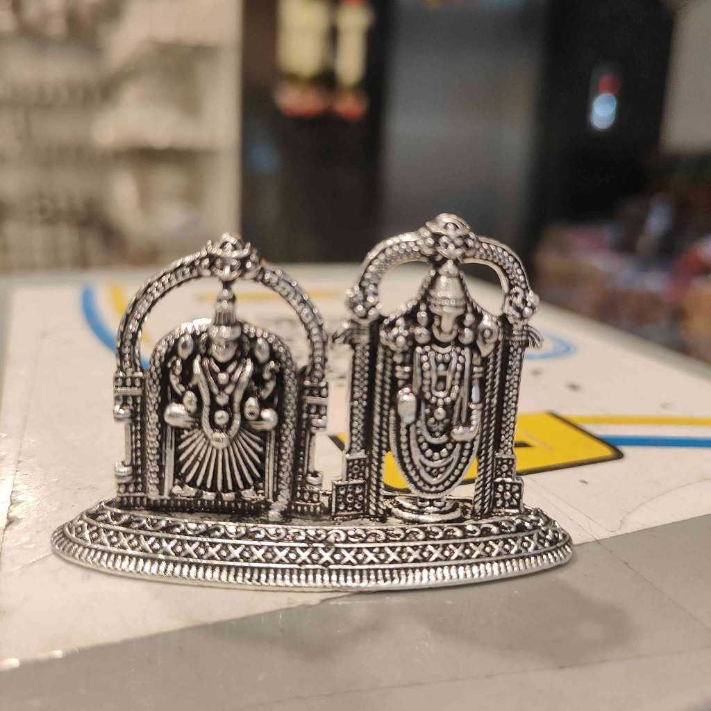 Antiq German Silver Balaji Padmavati Mini