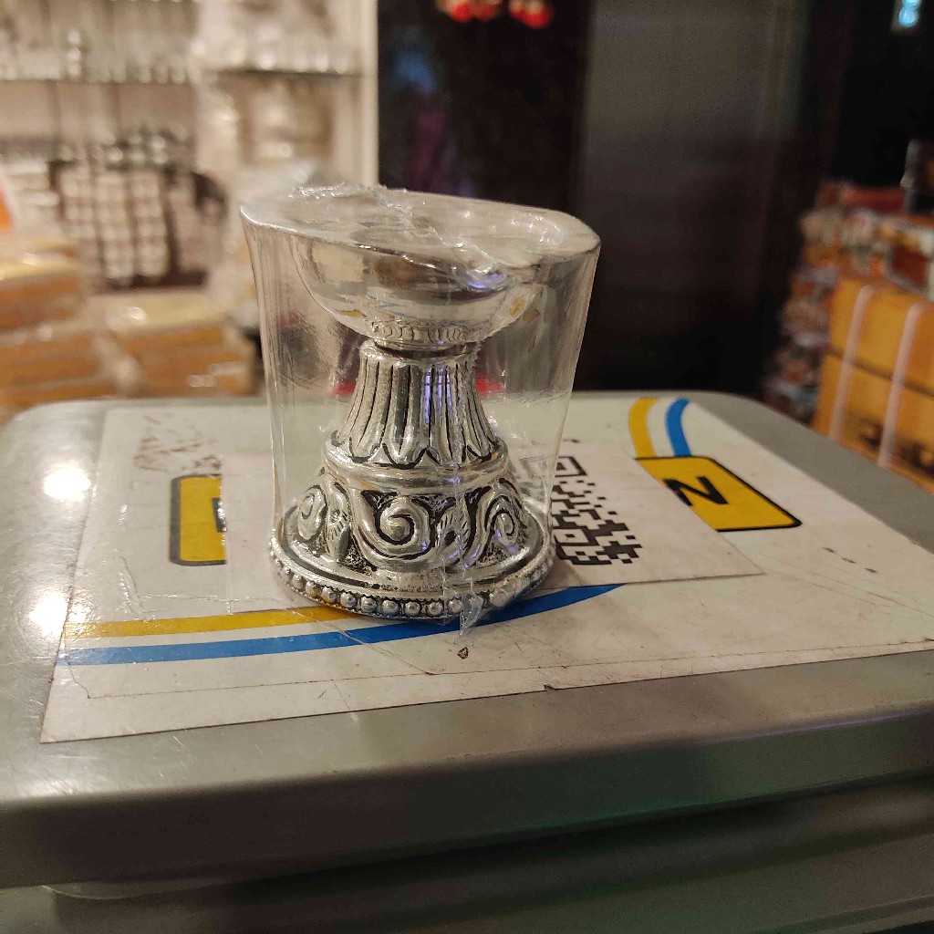 ANTIQUE GERMAN SILVER NIRANJAN DIYA