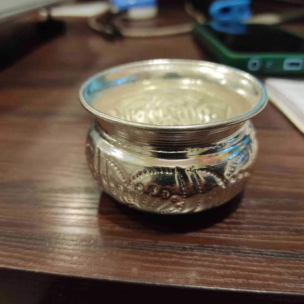 GS KUMKUM MATKA BOWL FLORAL DESIGN 30
