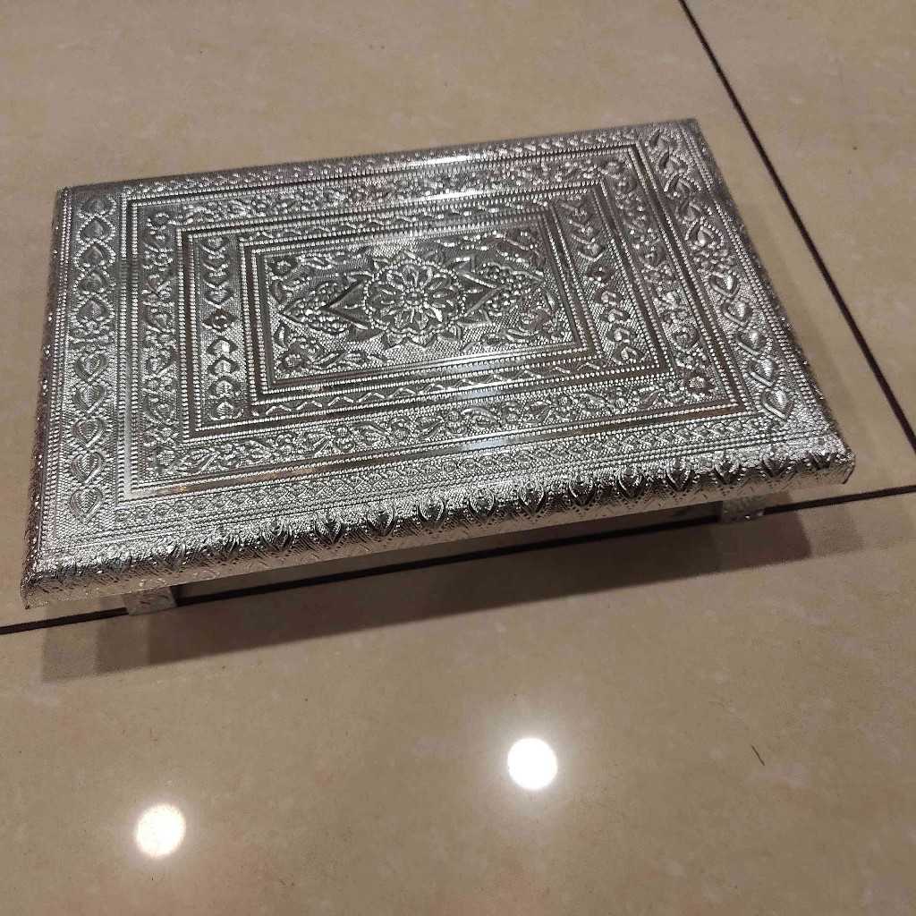 Pooja Peeta Silver 8X12