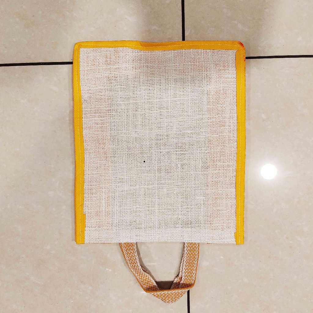 Thamboolam Bag Rangoli Print Yellow