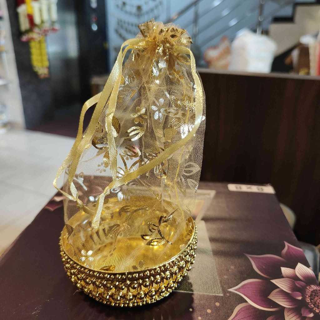 Round Organza Basket Mini