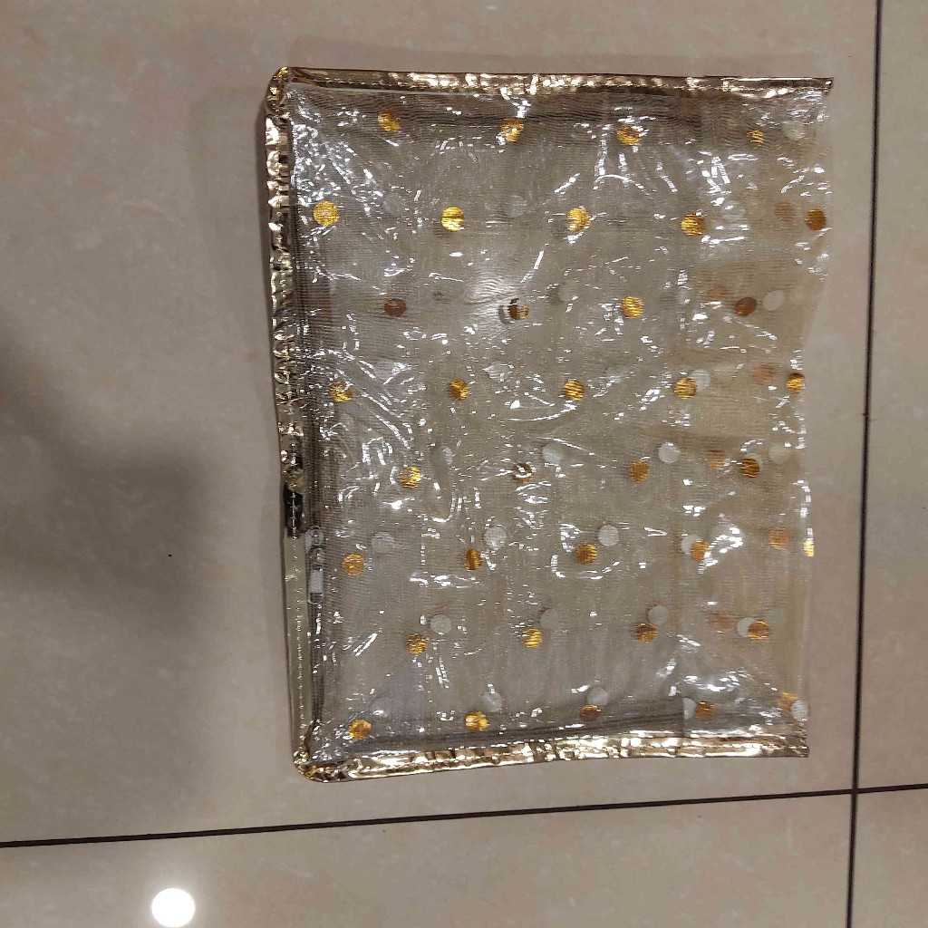 SAREE COVER 4 GOLDEN DOTTED