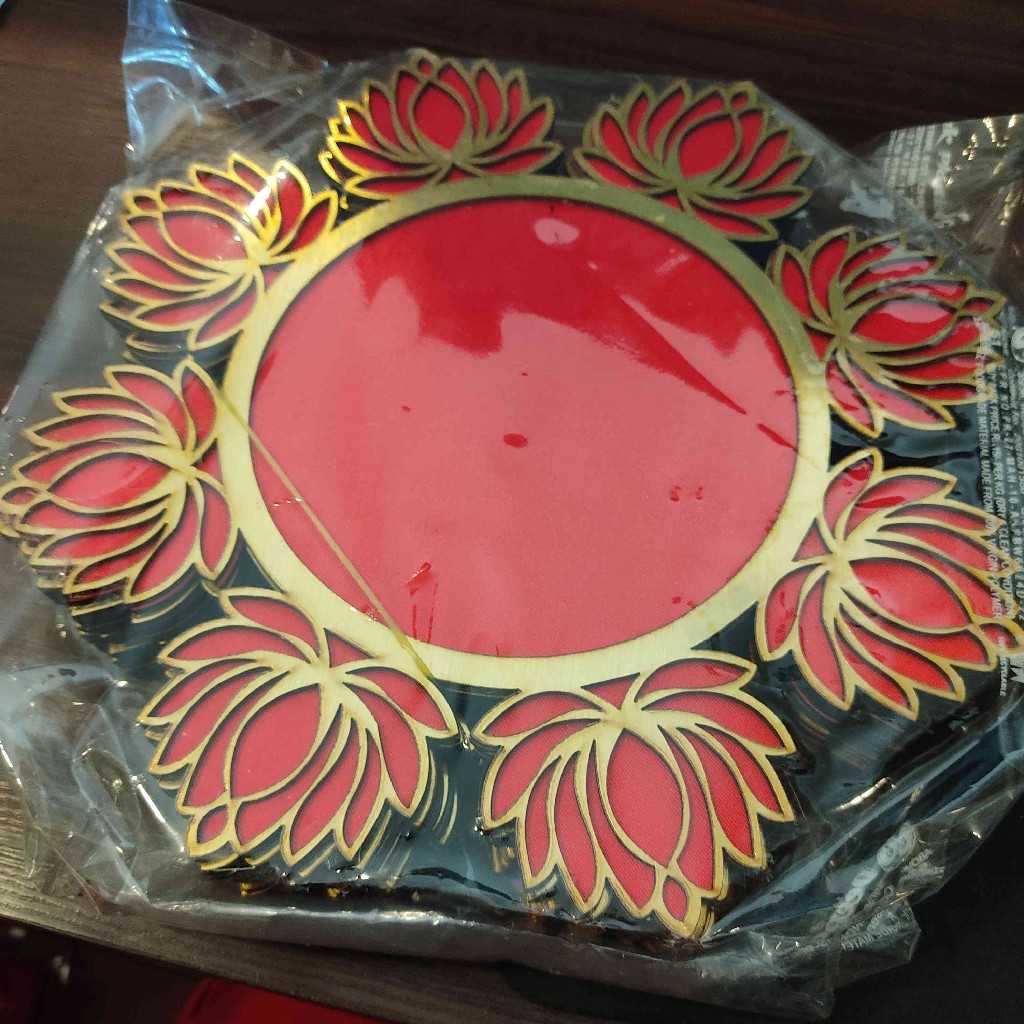 MDF Lotus Rangoli 12