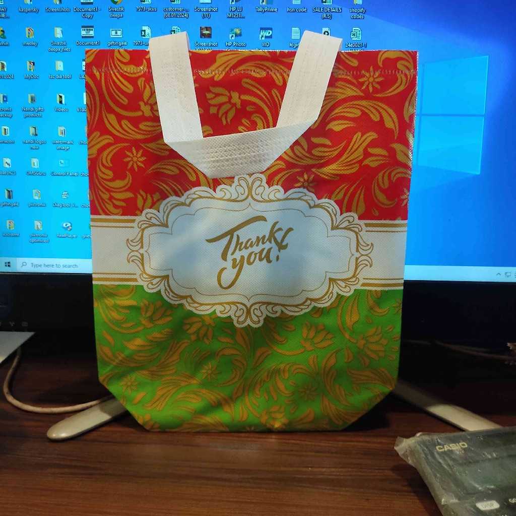 Thamboolam Bag 9X10 (Red and Green Border)